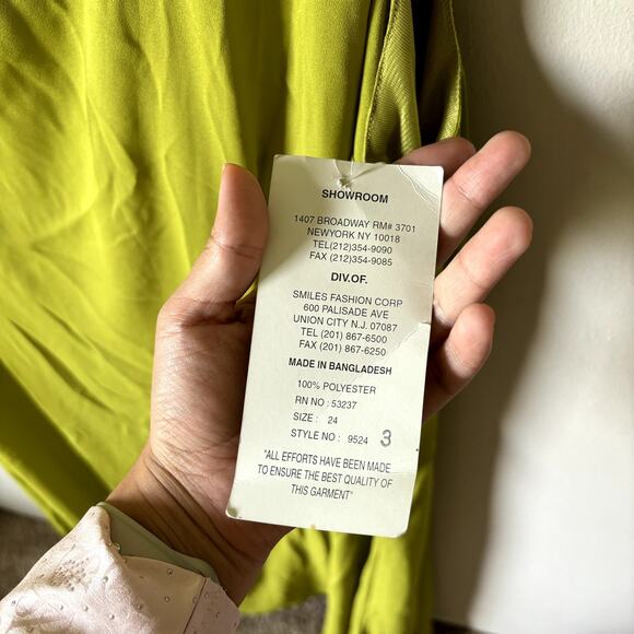 Mile Gabrielle Green Midi Dress Sz 24 NWT - Picture 6 of 11